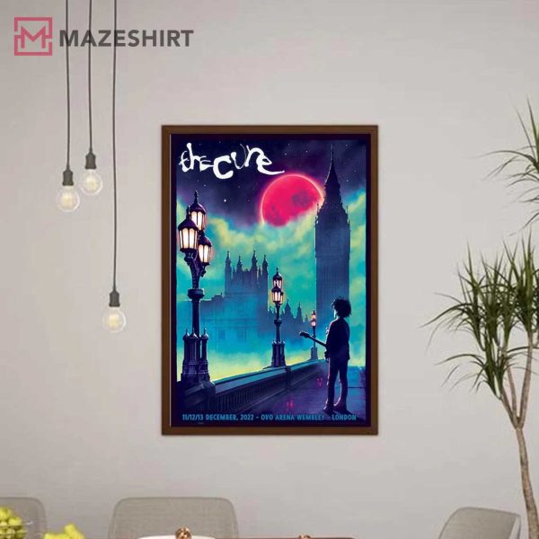 The Cure Tour 2022 London Poster