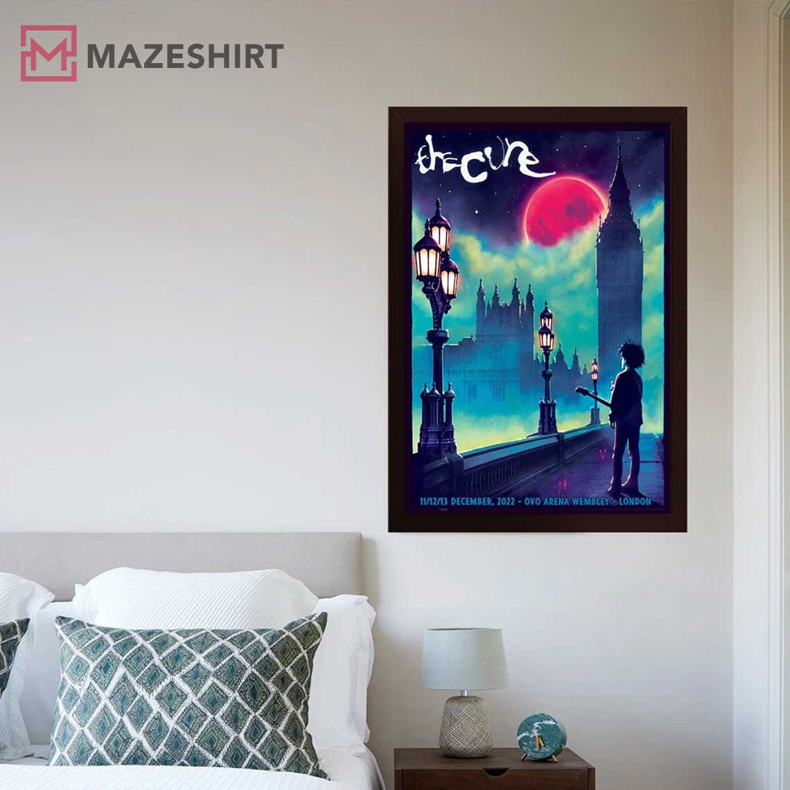 The Cure Tour 2022 London Poster The Cure Tour 2022 London Poster