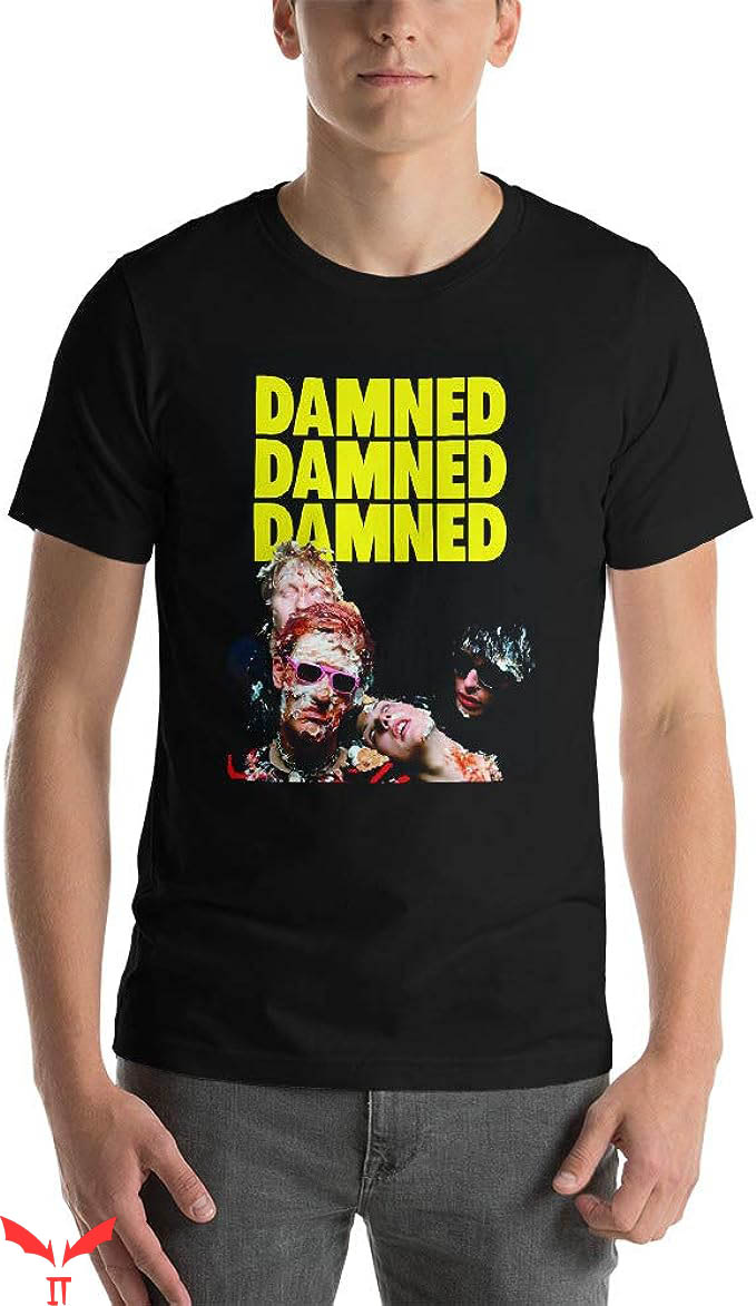 The Damned T-Shirt Repeat Three Times T-Shirt Music The Damned T-Shirt Repeat Three Times T-Shirt Music