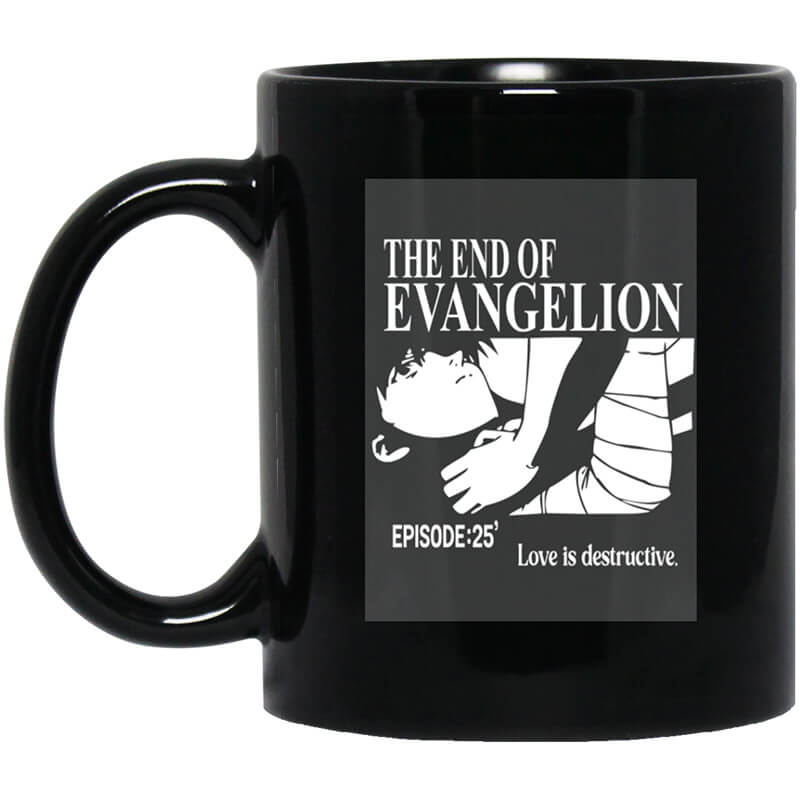 The End Of Evangelion Episode 25 Love Is Destructive Mug The End Of Evangelion Episode 25 Love Is Destructive Mug