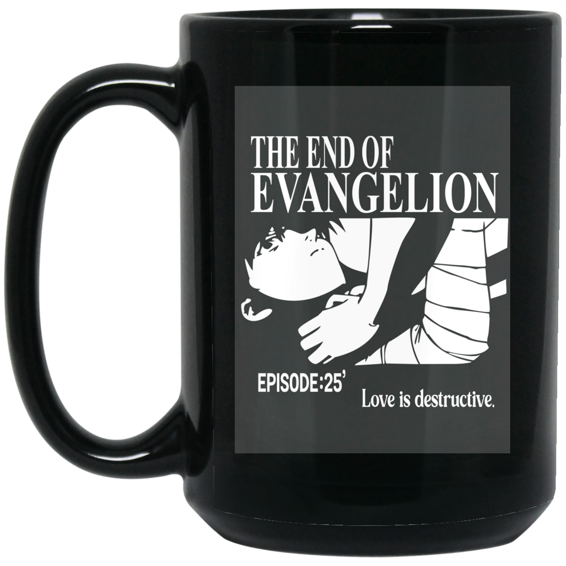 The End Of Evangelion Episode 25 Love Is Destructive Mug The End Of Evangelion Episode 25 Love Is Destructive Mug