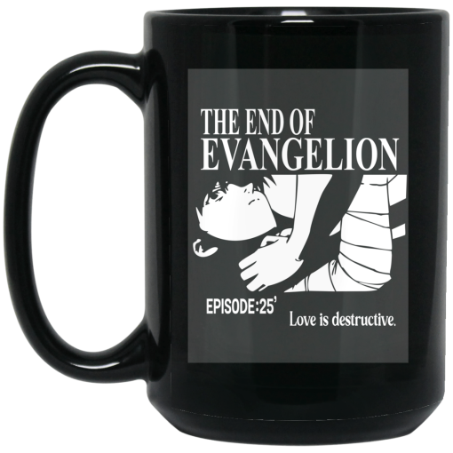 The End Of Evangelion Episode 25 Love Is Destructive Mug The End Of Evangelion Episode 25 Love Is Destructive Mug