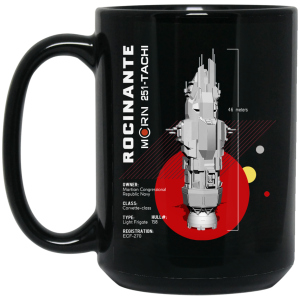 The Expanse Rocinante Ship Mug