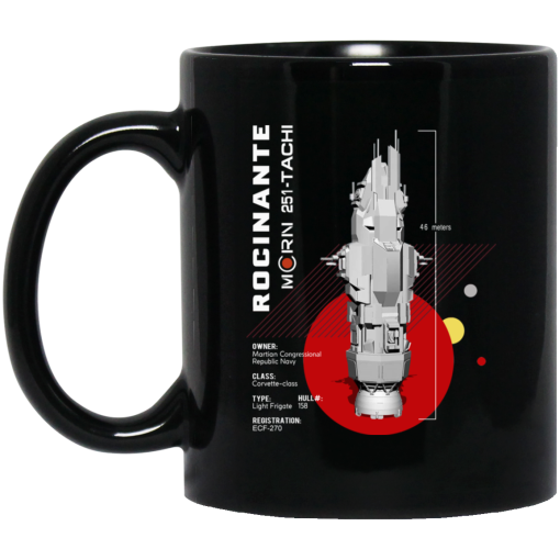The Expanse Rocinante Ship Mug The Expanse Rocinante Ship Mug