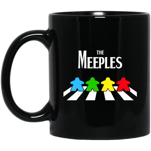 The Meeples On Abbey Road Mug The Meeples On Abbey Road Mug