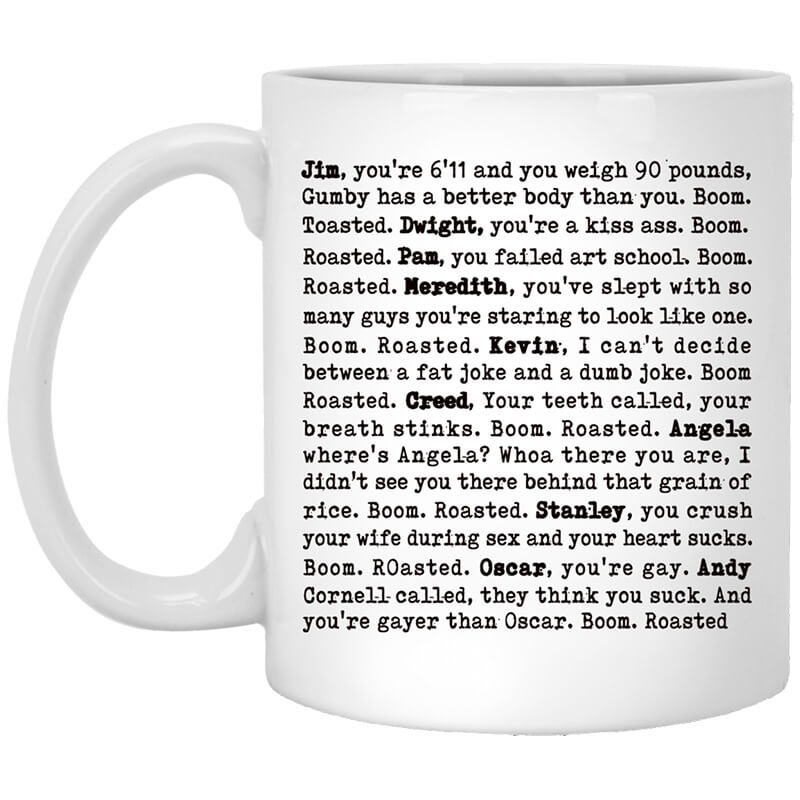 The Office Boom Roasted - Boom Roasted Legendary Michael's Roasting Mug The Office Boom Roasted - Boom Roasted Legendary Michael's Roasting Mug