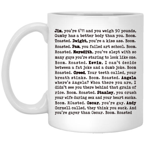 The Office Boom Roasted - Boom Roasted Legendary Michael's Roasting Mug The Office Boom Roasted - Boom Roasted Legendary Michael's Roasting Mug