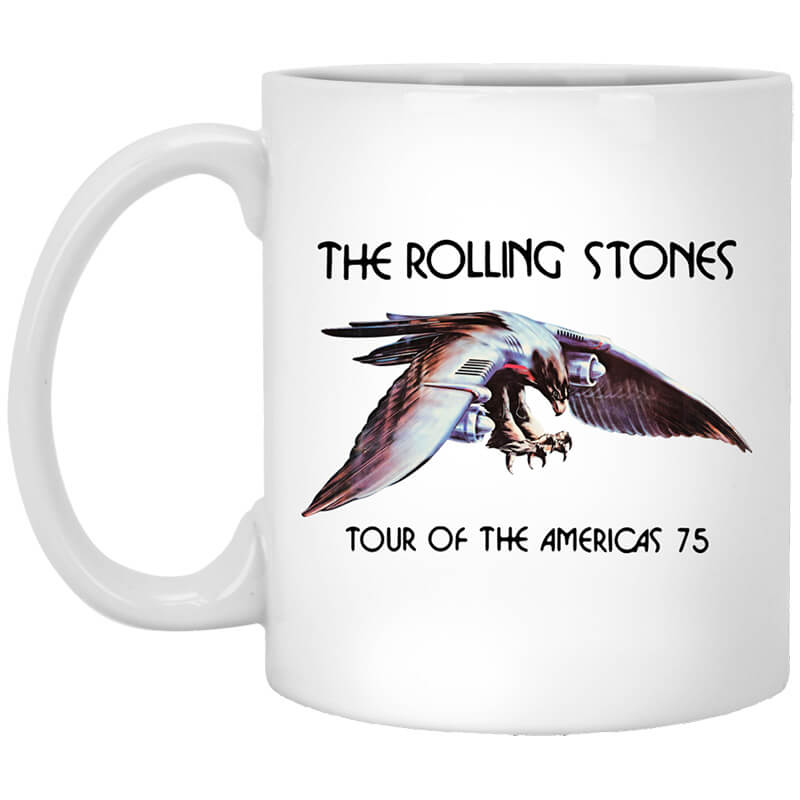 The Rolling Stones Tour Of The Americas 75 Poster Version Mug The Rolling Stones Tour Of The Americas 75 Poster Version Mug