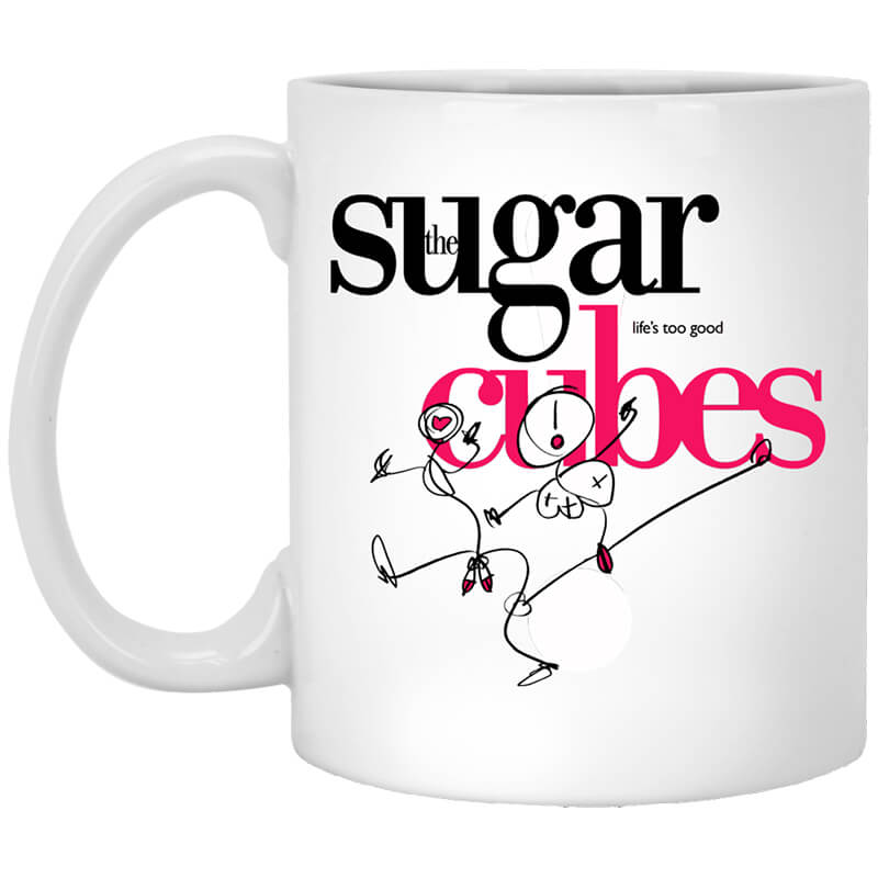 The Sugar Life's Too Good Cubes White Mug The Sugar Life's Too Good Cubes White Mug