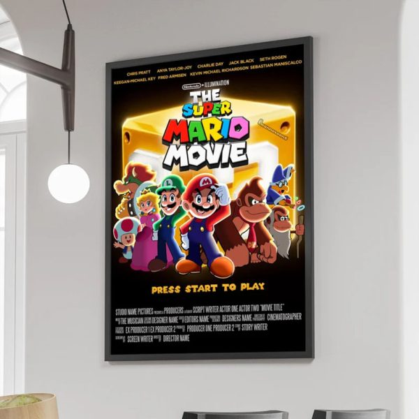 The Super Mario Movie Press Start To Play Poster