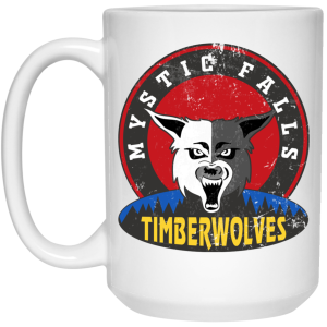The Vampire Diaries Mystic Falls Timberwolves Mug