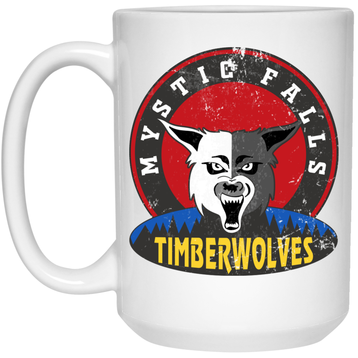 The Vampire Diaries Mystic Falls Timberwolves Mug The Vampire Diaries Mystic Falls Timberwolves Mug
