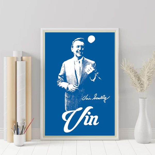 The Voice Of The Dodgers Rip Vin Scully 1927-2022 Poster