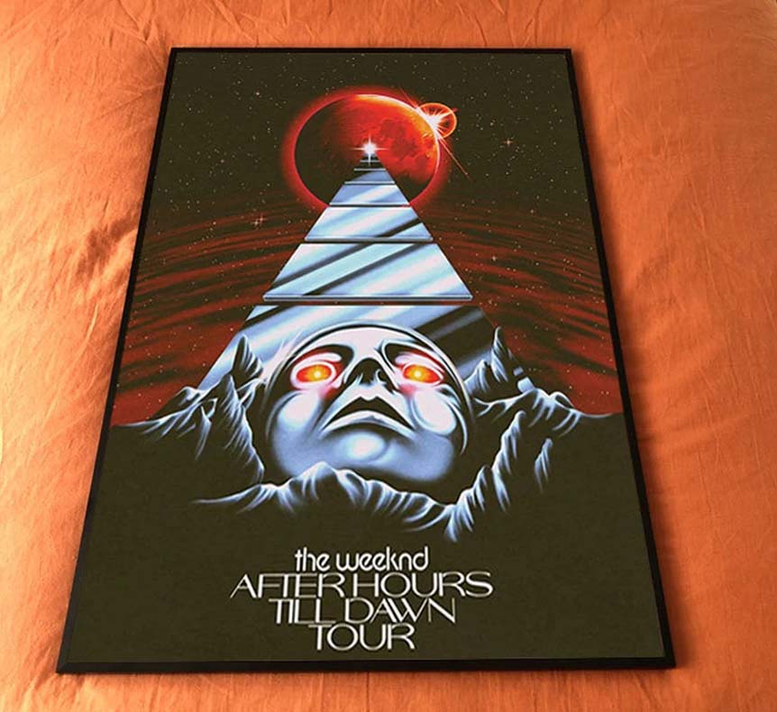 The Weeknd After Hours Til Dawn Tour Poster The Weeknd After Hours Til Dawn Tour Poster