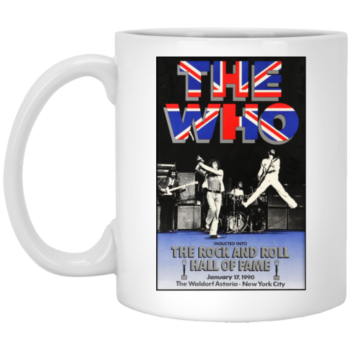 The Who The Rock And Roll Hall Of Fame Mug The Who The Rock And Roll Hall Of Fame Mug