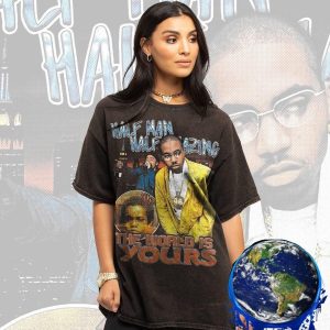 The World Is Yours Nas Rapper Vintage T Shirt For Hip Hop Fans – Apparel, Mug, Home Decor – Perfect Gift For Everyone