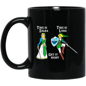 This Is Zelda This Is Luigi Get It Right Mug