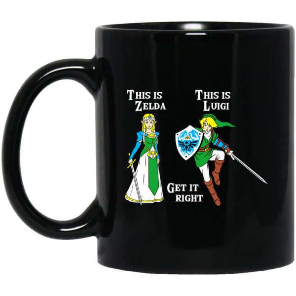 This Is Zelda This Is Luigi Get It Right Mug