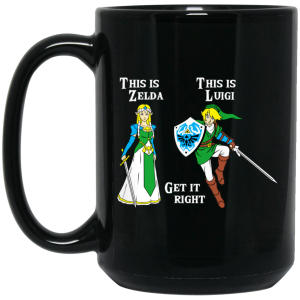 This Is Zelda This Is Luigi Get It Right Mug
