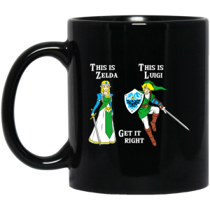 This Is Zelda This Is Luigi Get It Right Mug 3