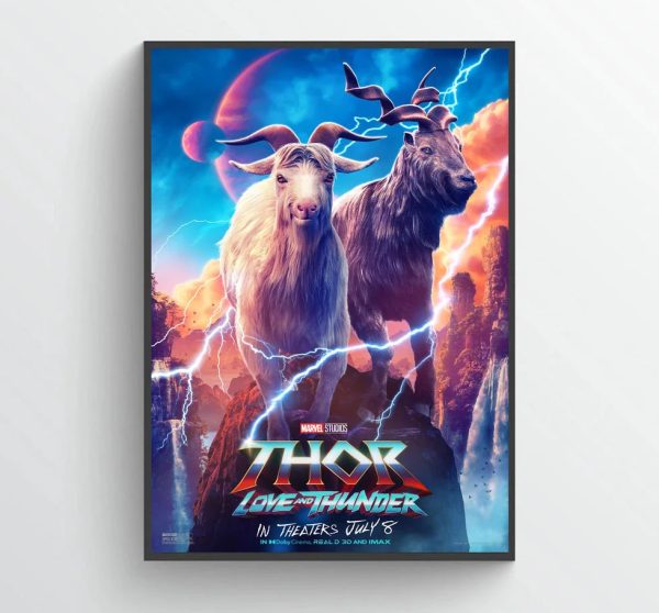 Thor Love and Thunder Toothgrinder And Toothgnasher Movie Poster