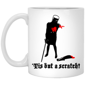 Tis But A Scratch Monty Python Vinyl Mug 3