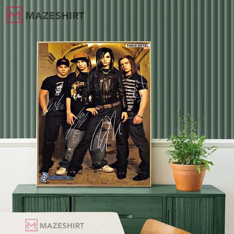 Tokio Hotel Band Y2k Vintage Gift For Fan Poster Tokio Hotel Band Y2k Vintage Gift For Fan Poster