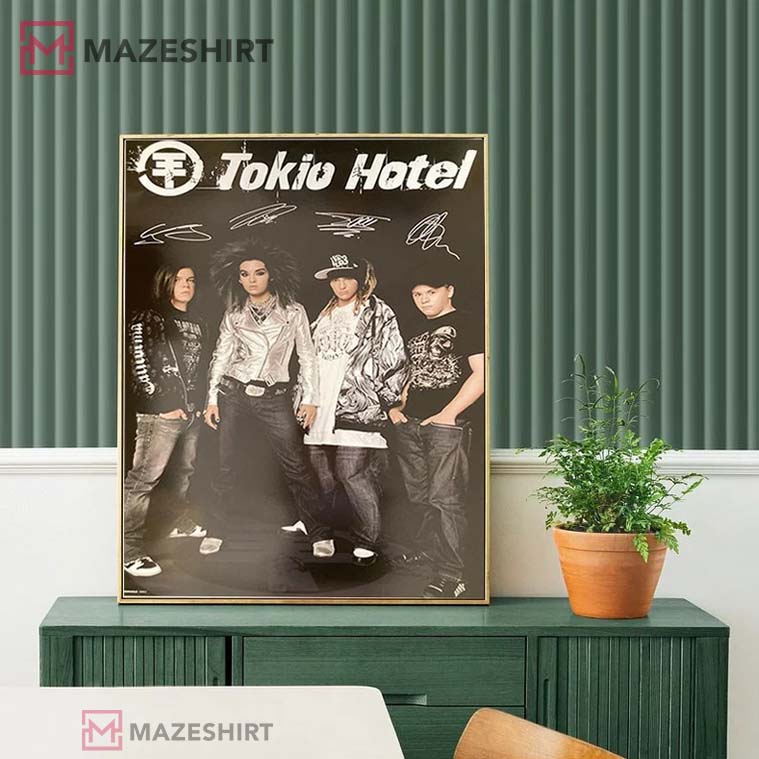 Tokio Hotel Signature Wall Decor Best Gift Poster Tokio Hotel Signature Wall Decor Best Gift Poster