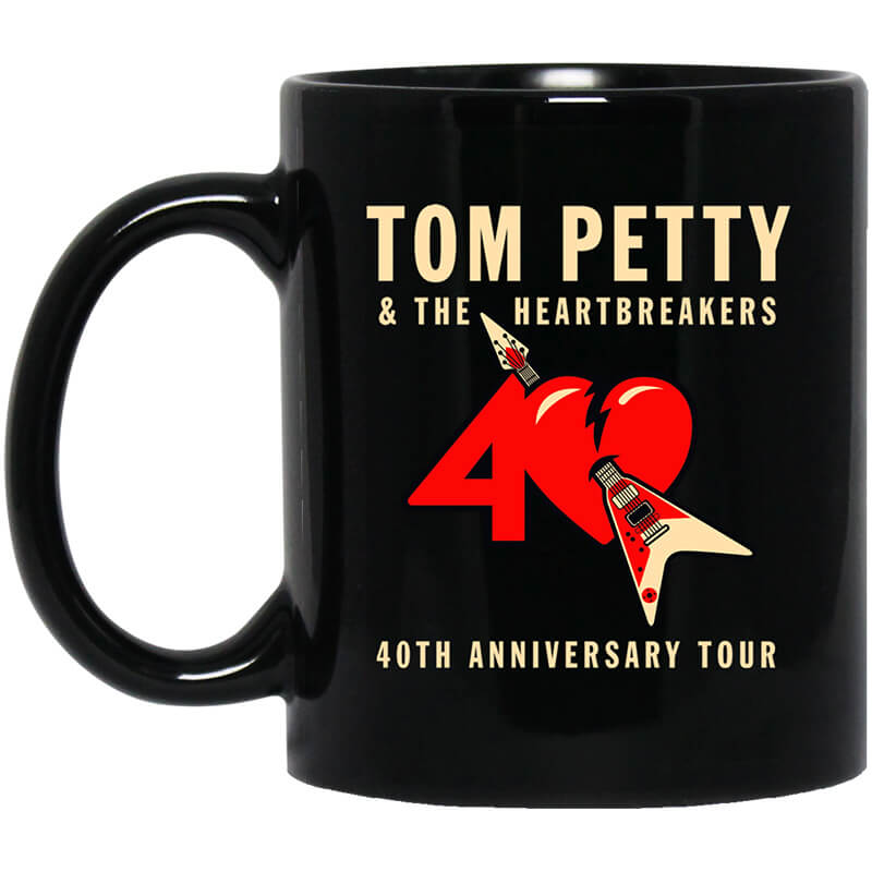 Tom Petty And The Heartbreakers 40th Anniversary Tour Mug Tom Petty And The Heartbreakers 40th Anniversary Tour Mug