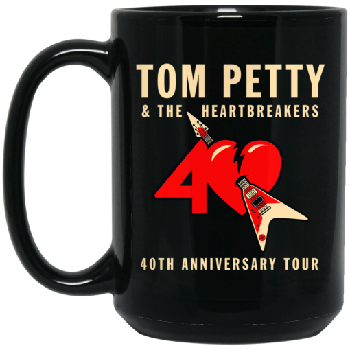 Tom Petty And The Heartbreakers 40th Anniversary Tour Mug Tom Petty And The Heartbreakers 40th Anniversary Tour Mug