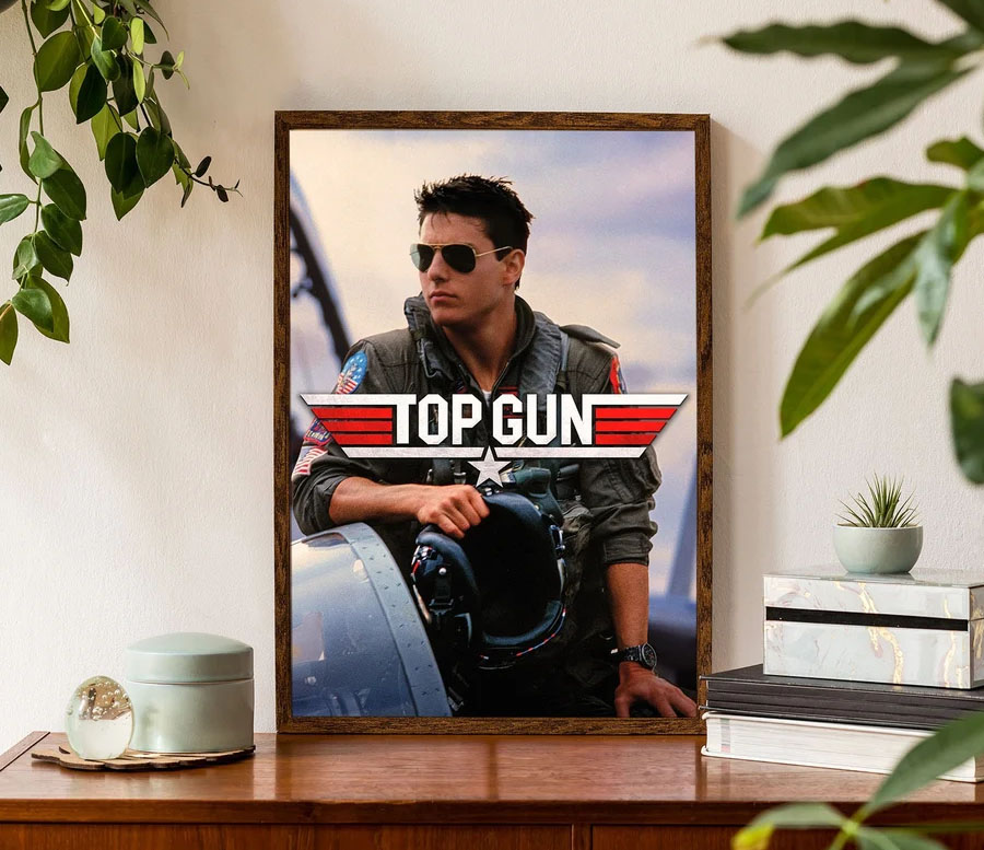 Top Gun 1986 Movie Poster Gift For Fan Top Gun 1986 Movie Poster Gift For Fan