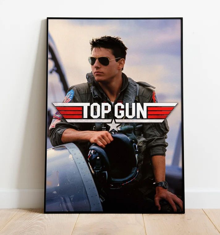 Top Gun 1986 Print 2022 Wall Art Poster Top Gun 1986 Print 2022 Wall Art Poster