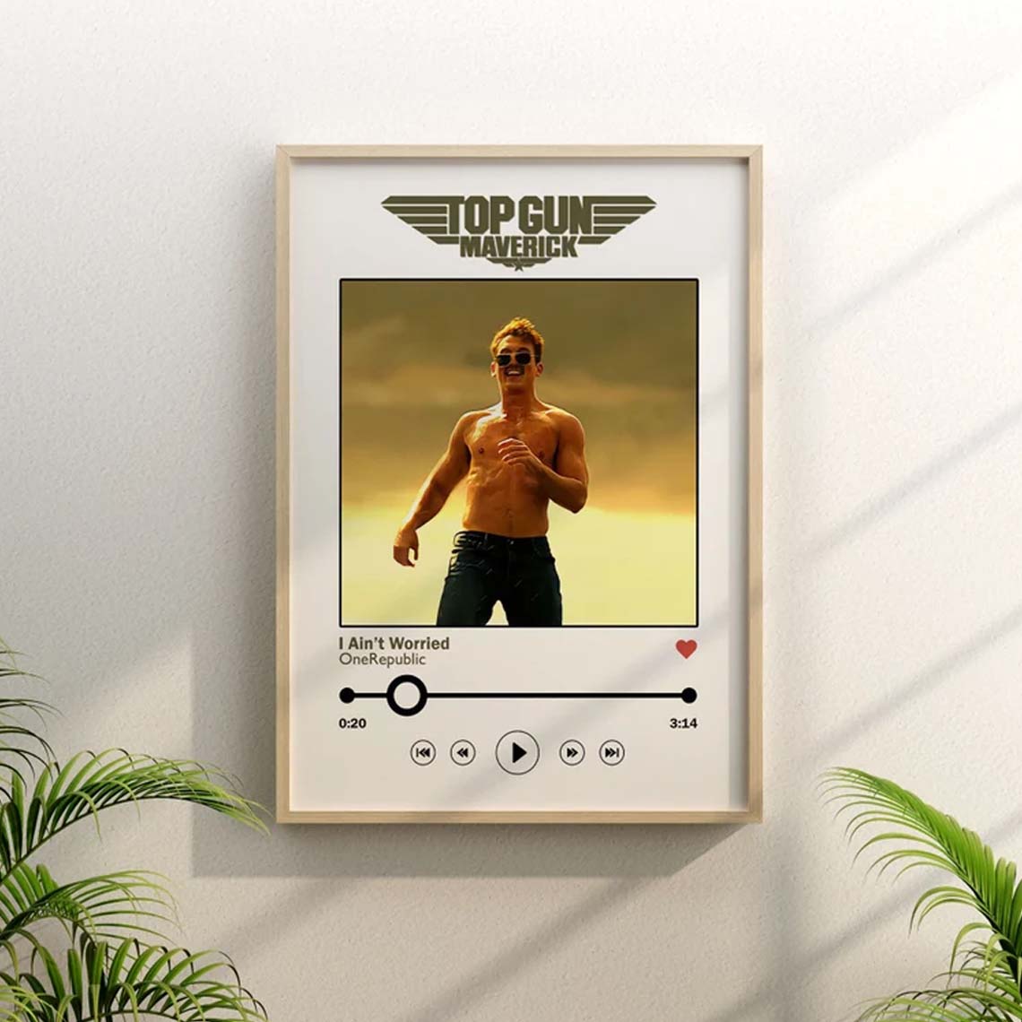 Top Gun Maverick I Aint Worried Poster Top Gun Maverick I Aint Worried Poster