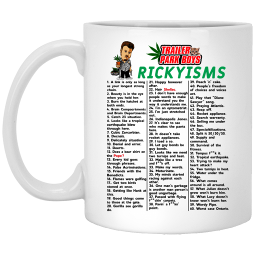 Trailer Park Boys Rickyisms Mugs Trailer Park Boys Rickyisms Mugs
