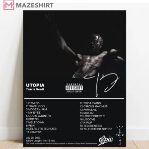 Travis Scott Utopia Album Poster