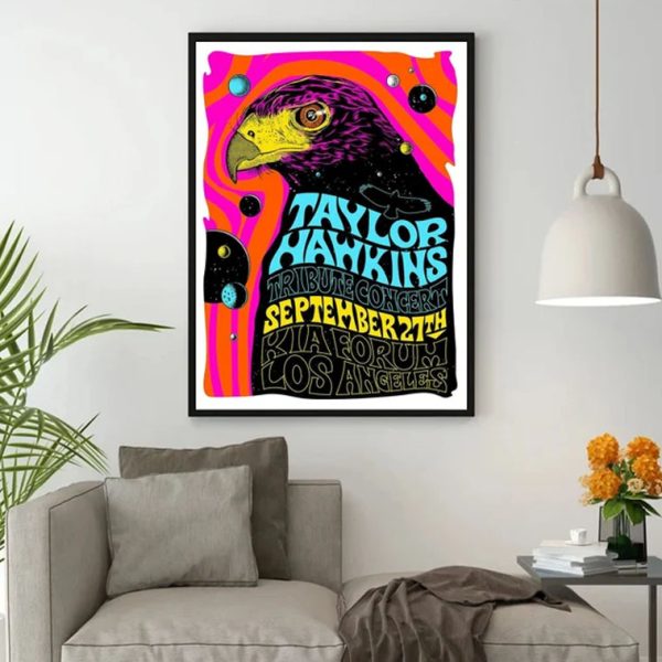 Tribute Taylor Hawkins Foo Fighters LA Concert 2022 New Poster