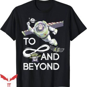 Two Infinity And Beyond T-Shirt Pixar Toy Story Buzz N Alien
