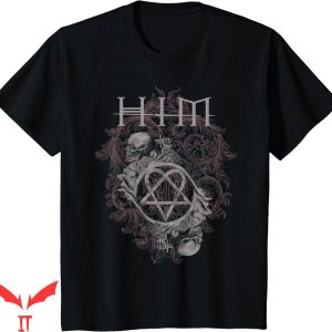Val Venis T-Shirt Ville Valo Him Dual Skull