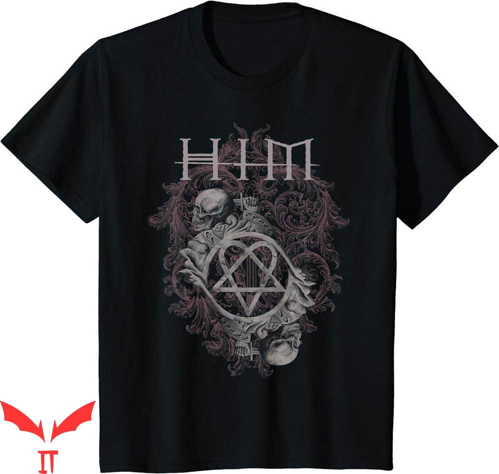 Val Venis T-Shirt Ville Valo Him Dual Skull Val Venis T-Shirt Ville Valo Him Dual Skull