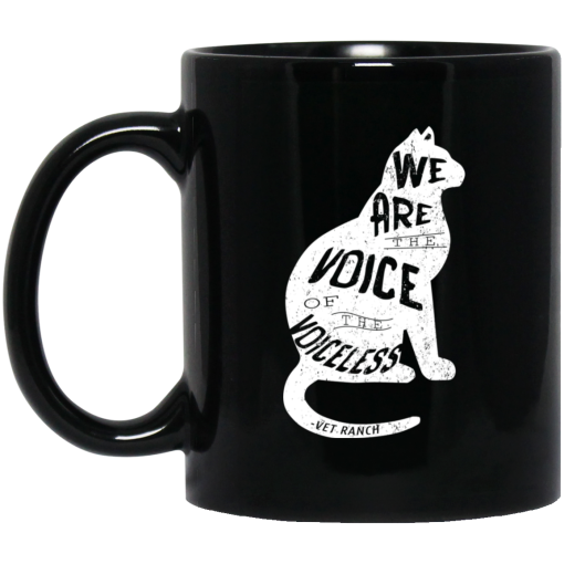 Vet Ranch Voice Of The Voiceless Cat Mug Vet Ranch Voice Of The Voiceless Cat Mug