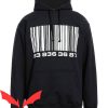 Vetements Restricted Hoodie Bar code