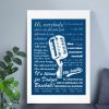 Vin Scully The Voice Of The Dodgers Poster