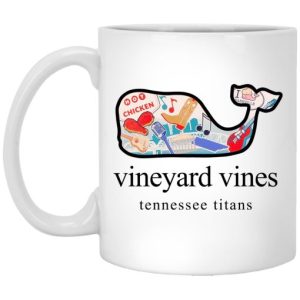 Vineyard Vines Tennessee Titans Guitar Pocket Mug