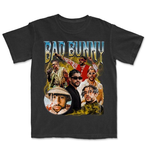 Vintage Bad Bunny Rapper Unisex Shirt – Apparel, Mug, Home Decor – Perfect Gift For Everyone