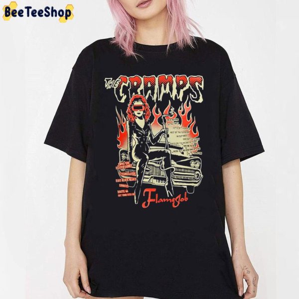 Vintage Cramps Flamejob The Cramps Band T Shirt – Apparel, Mug, Home Decor – Perfect Gift For Everyone
