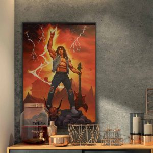 Vintage Eddie Munson Fan Poster