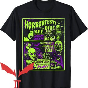 Vintage Horror T-Shirt Halloween Old Time Horror