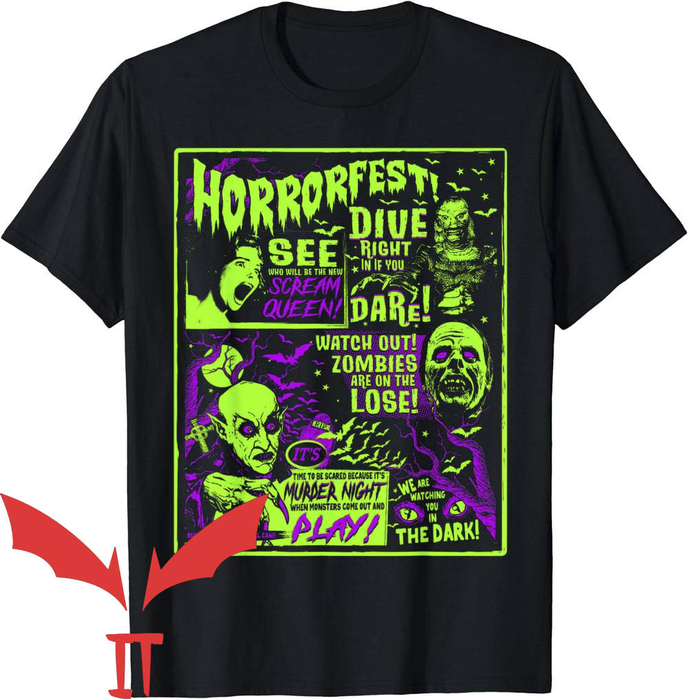Vintage Horror T-Shirt Halloween Old Time Horror Vintage Horror T-Shirt Halloween Old Time Horror