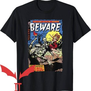 Vintage Horror T-Shirt Horror Comic Book Cover Beware 10