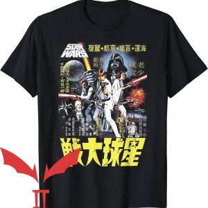 Vintage Horror T-Shirt Star Wars Vintage Japanese Movie
